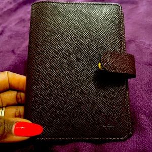 Louis Vuitton agenda p.m. brown